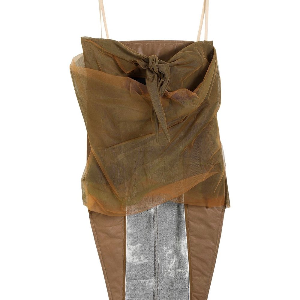 $1770 NWT Rich Owens Top Tunic.Made in Italy.Size 38 IT (US size XS)